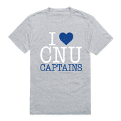 W Republic I Love Tee Shirt Christopher Newport Captains 551-279