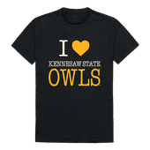 W Republic I Love Tee Shirt Kennesaw State Owls 551-320