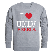 W Republic I Love Crewneck Sweatshirt Unlv Rebels 552-137