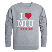 W Republic I Love Crewneck Sweatshirt Northern Illinois Huskies 552-142