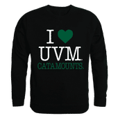 W Republic I Love Crewneck Sweatshirt Vermont Catamounts 552-155