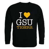 W Republic I Love Crewneck Sweatshirt Grambling State Tigers 552-170