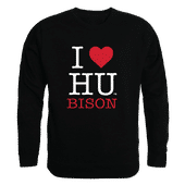 W Republic I Love Crewneck Sweatshirt Howard Bison 552-171
