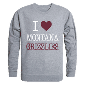W Republic I Love Crewneck Sweatshirt Montana Grizzlies 552-191