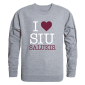 W Republic I Love Crewneck Sweatshirt Southern Illinois Salukis 552-234
