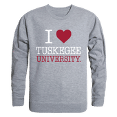 W Republic I Love Crewneck Sweatshirt Tuskegee Golden Tigers 552-240