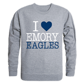 W Republic I Love Crewneck Sweatshirt Emory Eagles 552-299