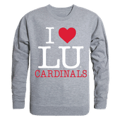 W Republic I Love Crewneck Sweatshirt Lamar Cardinals 552-326