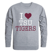 W Republic I Love Crewneck Sweatshirt Texas Southern Tigers 552-393