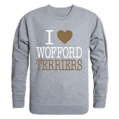 W Republic I Love Crewneck Sweatshirt Wofford Terriers 552-415