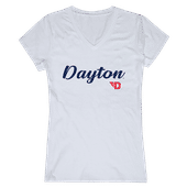 W Republic Women's Script Tee Shirt Dayton Flyers 555-119