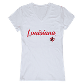 W Republic Women's Script Tee Shirt Louisiana Lafayette Ragin Cajuns 555-189