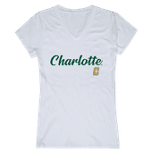 W Republic Women's Script Tee Shirt North Carolina Charlotte 49Ers 555-194