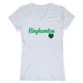 W Republic Women's Script Tee Shirt Binghamton University Bearcats 555-267