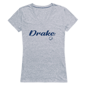 W Republic Women's Script Tee Shirt Drake University Bulldogs 555-292