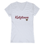 W Republic Women's Script Tee Shirt Kutztown Golden Bears 555-321