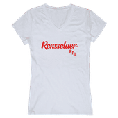 W Republic Women's Script Tee Shirt Rensselaer Polytechnic Institute 555-367