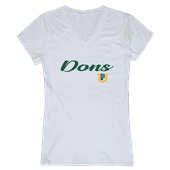 W Republic Women's Script Tee Shirt San Francisco Dons 555-377