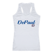 W Republic Women's Script Tank Shirt Depaul Blue Demons 557-121