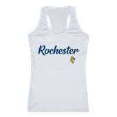 W Republic Women's Script Tank Shirt University Of Rochester Yellowjackets 557-146