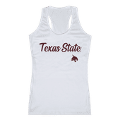 W Republic Women's Script Tank Shirt Texas State Bobcats 557-181