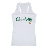 W Republic Women's Script Tank Shirt North Carolina Charlotte 49Ers 557-194