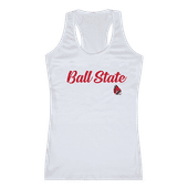 W Republic Women's Script Tank Shirt Ball State Cardinals 557-264