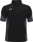 Under Armour Boys' Squad Short Sleeve Zip 1351408