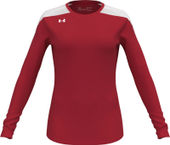 Under Armour Women's Infinite Power Long Sleeve Jersey 1361267 600 - RED Primary