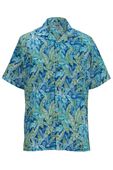 Edwards Unisex Tropical Leaf Camp Shirt 1032