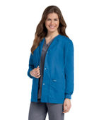 Landau Essentials 4 Pocket Scrub Jacket For Women 7525
