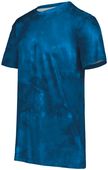 Holloway Adult Cotton-Touch Poly Cloud Tee 222596 ROYAL CLOUD PRINT Primary
