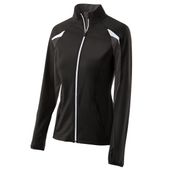 Girls Inside Pockets Heather Full Zip Jacket (GL - Black,Graphite,Navy,Royal,Red)