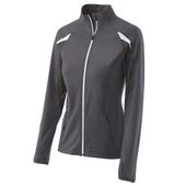 Girls Inside Pockets Heather Full Zip Jacket (GL - Black,Graphite,Navy,Royal,Red)