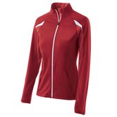 Girls Inside Pockets Heather Full Zip Jacket (GL - Black,Graphite,Navy,Royal,Red)
