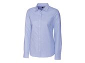 Cutter & Buck Ladies Easy Care Stretch Oxford Stripe L/S LCW00004