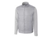Cutter & Buck Mens Stealth Hybrid Quilted Full Zip Jacket MCK09406
