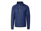 Cutter & Buck Mens Mainsail Sweater-Knit Half Zip Jacket MCO00049