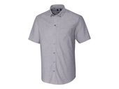 Cutter & Buck Mens Easy Care Stretch Oxford Stripe S/S MCW00140