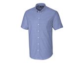 Cutter & Buck Mens Easy Care Stretch Oxford Stripe S/S MCW00140