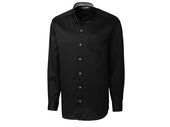 Clique Mens L/S Bergen Stain Resistant Twill MQW00008