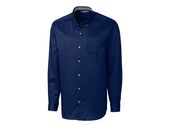 Clique Mens L/S Bergen Stain Resistant Twill MQW00008