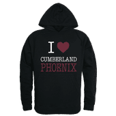 W Republic I Love Hoodie 553 Cumberland University Phoenix 553-287