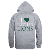 W Republic I Love Hoodie 553 Saint Leo University Fritz 553-374