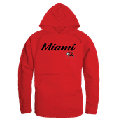 W Republic Script Hoodie Miami Of Ohio Redhawks 558-131
