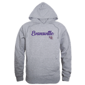 W Republic Script Hoodie University Of Evansville Purple Aces 558-424