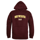 W Republic Dad Hoodie Northern State University Wolves 563-355