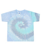 Colortone Tie-Dye Ladies' Cropped T-Shirt 1050CD LAGOON Primary