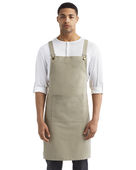 Artisan Collection By Reprime Cross Back Barista Apron RP129 KHAKI Primary