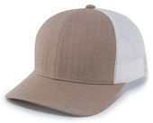 Pacific Headwear Herringbone Trucker Cap P124